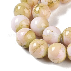 Baking Paint Glass Bead Strands&nbsp;GLAA-H031-01C-06