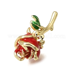 Brass Enamel Pendants&nbsp;KK-K427-12B-G