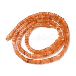 Natural Red Aventurine Beads Strands&nbsp;G-N342-80