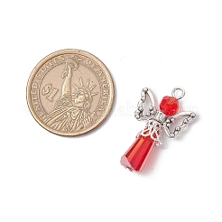 3Pcs Glass Pendants&nbsp;PALLOY-JF03664-02