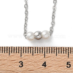 304 Stainless Steel Cable Chain Necklaces&nbsp;NJEW-A045-09P