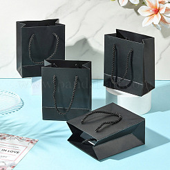 6Pcs Rectangle Paper Gift Storage Bags with Ribbon Handles&nbsp;ABAG-TA0001-65A