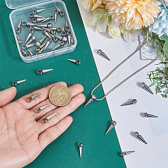 48Pcs 2 Styles 201 Stainless Steel Pendants&nbsp;STAS-HY0001-62