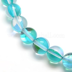 Synthetic Moonstone Beads Strands&nbsp;X-G-F143-8mm-07