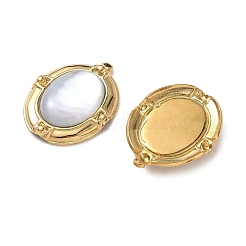 Natural Freshwater Shell Pendants&nbsp;STAS-G397-24G-01