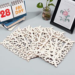 Natural Wood Wall Art Decor Wood Sign&nbsp;WOOD-WH0103-19