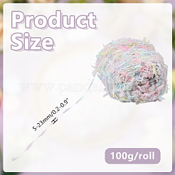 Segment Dyed Polyester Yarn&nbsp;YCOR-WH0007-05