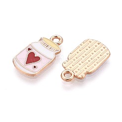 Alloy and Enamel Pendants&nbsp;ENAM-T021-19B-01