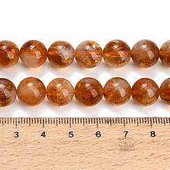 Hearted Natural Citrine Beads Strands&nbsp;GG-T002-A02-10mm