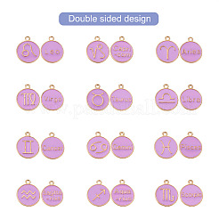 9 Sets 9 Colors Alloy Enamel Pendants&nbsp;ENAM-CD0001-11