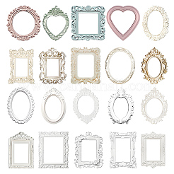 4 Sets 4 Style Retro Embossed Frame Scrapbooking Paper Pads&nbsp;DIY-CP0012-61