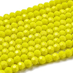Opaque Glass Beads Stands&nbsp;EGLA-A035-P4mm-D04