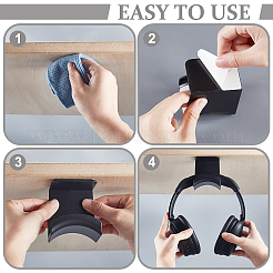 ABS Plastic Wall Hanging Floating Shelf for Headphone&nbsp;ODIS-WH0099-144A