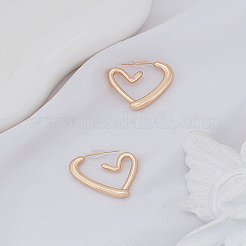 1Pair Alloy Stud Earrings&nbsp;EJEW-LP0004-66G