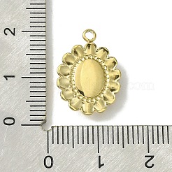 Ion Plating(IP) Real 14K Gold Plated 304 Stainless Steel with Glass Pendant&nbsp;FIND-Z028-30E