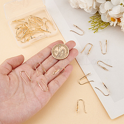 30Pcs Brass Earring Hooks&nbsp;KK-GO0001-70