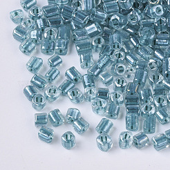 8/0 Two Cut Glass Seed Beads&nbsp;SEED-S033-10A-04