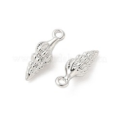 SHEGRACE Brass Shell Shape Charms&nbsp;XGR0170P-107P