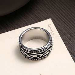 Men's Stainless Steel Finger Rings&nbsp;RJEW-BB29955-9