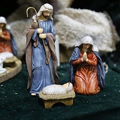 3Pcs Sharprepublic Christmas Nativity Resin Display Decorations&nbsp;PW-WGF29AF-01