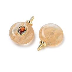 Watermelon Stone Glass Pendants&nbsp;KK-C251-01E-02