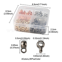 4 Colors CCB Plastic Tube Bails&nbsp;CCB-YW0001-12B