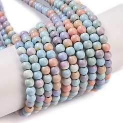 Natural Rainbow Alashan Agate Beads Strands&nbsp;G-G806-04-4mm-01