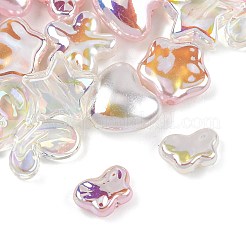 16Pcs 8 Styles UV Plating Plastic Imitation Pearl Beads&nbsp;KY-FS0001-47