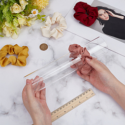 Round Transparent Acrylic Tube&nbsp;AJEW-CY0002-54A