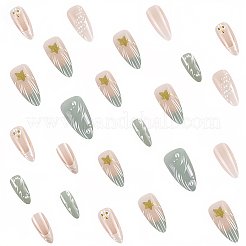 ABS Plastic Full Cover Press On False Nails&nbsp;MRMJ-CP0001-71