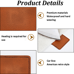 36Pcs 4 Styles PU Leather Labels&nbsp;DIY-CL0001-54