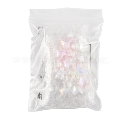 16Pcs 8 Styles UV Plating Plastic Imitation Pearl Beads&nbsp;KY-FS0001-47