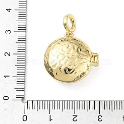 Brass Enamel Photo Locket Pendants&nbsp;KK-A303-19B-G