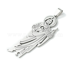 Non-Tarnish 201 Stainless Steel Big Pendants&nbsp;STAS-U003-13P