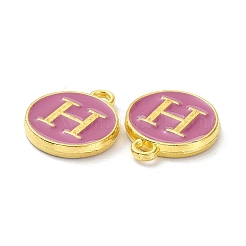 Golden Plated Alloy Enamel Charms&nbsp;ENAM-XCP0001-13H