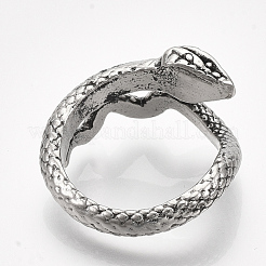 Alloy Cuff Finger Rings&nbsp;RJEW-T008-30AS