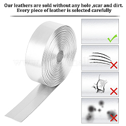 Soft Flat Imitation Leather Cord&nbsp;LC-WH0006-03B-01