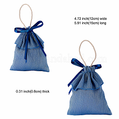Satin Bags with Drawstring Jewelry Gift Bags&nbsp;ABAG-CJC0001-009C