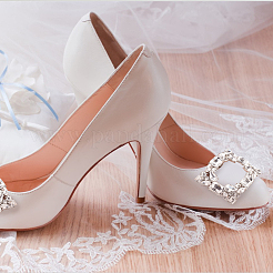1 Pair Alloy & Rhinestone Shoe Decorations&nbsp;FIND-AN0001-11A