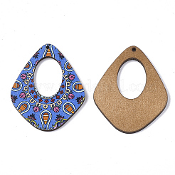 Printed Basswood Pendants&nbsp;X-WOOD-S045-004D