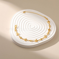 Brass Link Chain Bracelets for Women&nbsp;WG7C36B-01