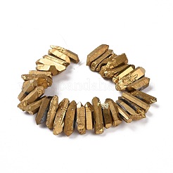 Natural Quartz Crystal Points Beads Strands&nbsp;G-K181-B15