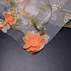 Polyester Organza Fabric&nbsp;ORIB-WH0005-06E