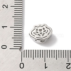 Brass Micro Pave Clear Cubic Zirconia Beads&nbsp;KK-G503-10P