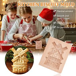Beech Wood Cookie Molds&nbsp;AJEW-WH0083-59C