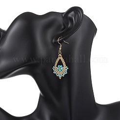 Stainless Steel Teardrop Dangle Earrings&nbsp;EJEW-MZ00643-02