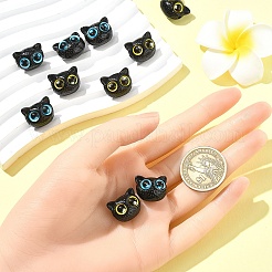 10Pcs 2 Colors Opaque Resin Beads&nbsp;RESI-YW0001-93