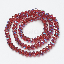 Electroplate Glass Beads Strands&nbsp;EGLA-A034-T4mm-I14
