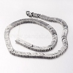 Electroplate Non-magnetic Synthetic Hematite Bead Strands&nbsp;X-G-F300-19-01