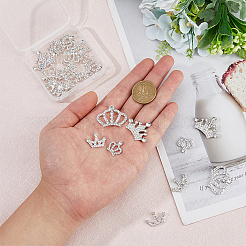 26Pcs 5 Styles Alloy Rhinestone Cabochons&nbsp;FIND-FH0009-61